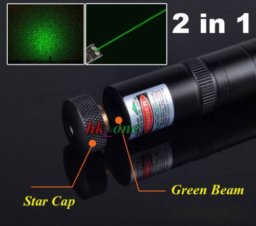 Powerful military green laser pointer light high power presenter sky star cap for sale