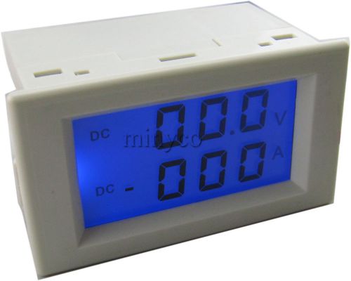 Dc voltmeters ammeters volt amp panel meter voltage current monitor 199.9v/200a for sale