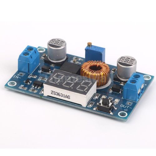 Dc-dc adjustable step-down converter power module 0-40v voltmeter display for sale