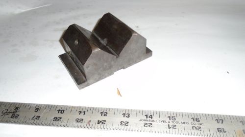 MACHINIST TOOLS LATHE MILL Large Brown &amp; Sharpe V Block for Set Up