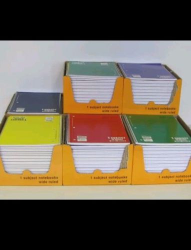 1 Subject 70 Sheets Wide Ruled Notebooks (20 in 1 pack) NEW SCHOOL OFFICE NOTES
