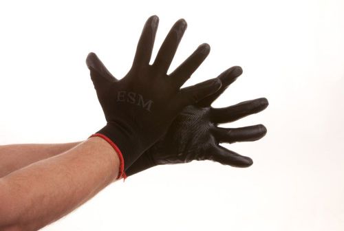 600pairs bale premium tough nitrile/ rubber coated palm work gloves m l xl for sale