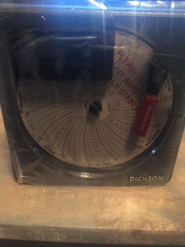Dickson sl4350 4&#034; temperature chart recorder for sale