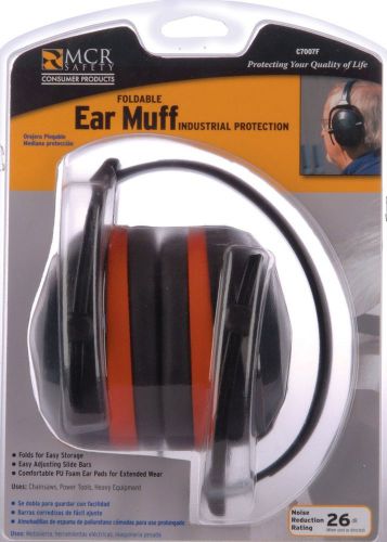 MCR Safety C7007F Ear Muffs NRR 25dB, Adjustable Slide Bars