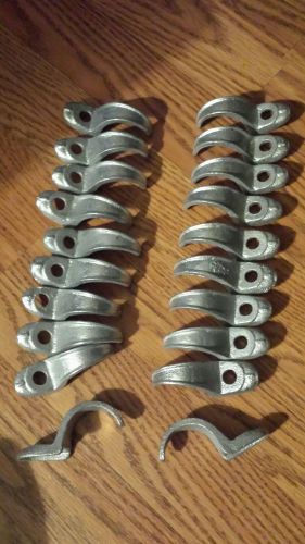 1&#034; galvanized pipe straps (20)