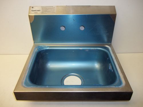 New advance tabco stainless steel sink 7-ps-60 wall mount/ hand sink no faucet for sale