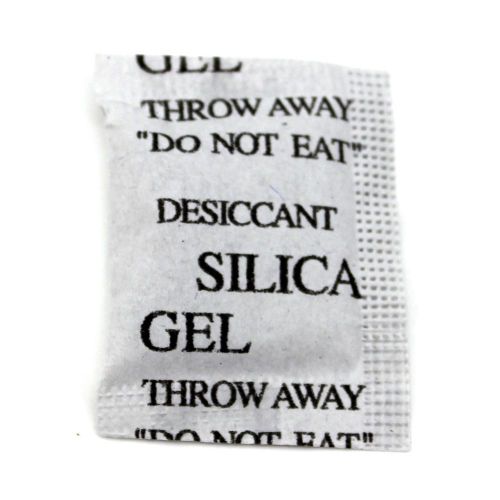 50 Packs Silica Gel Packets Desiccant Non-Toxic Absorb Moisture Free Shipping