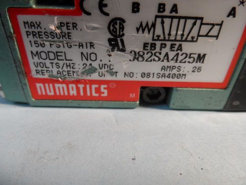 NUMATICS VALVE REPLACES 081SA400M UNUSED,      101