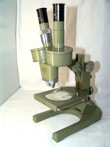 STEREO MEOPTA Microscope,made in Czechoslovalia