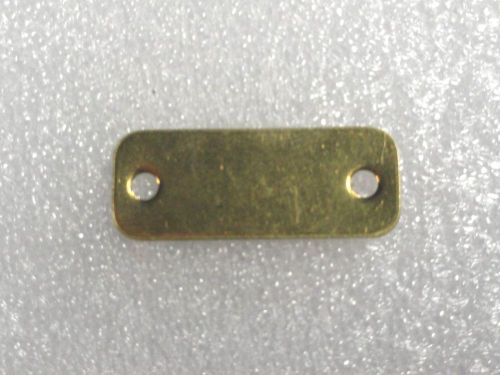 100 Count 1 3/4&#034; Blank Brass Tags