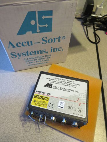 Accu-Sort Model 22 Laser Barcode Scanner - USED Working Bar Code