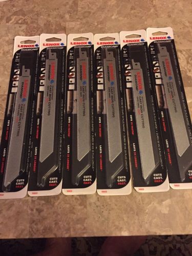 Lenox  Diamond Saw Blade 8&#034; Cast Iron Cutting 6 PC