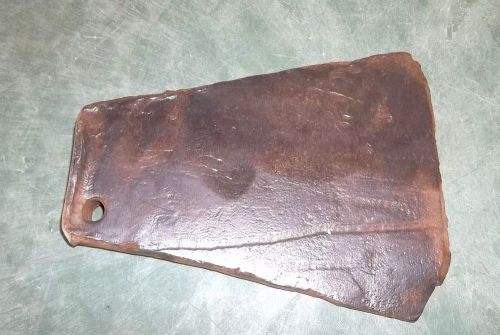 Vintage solid steel hand forged timber wedge antique logging tool used old for sale