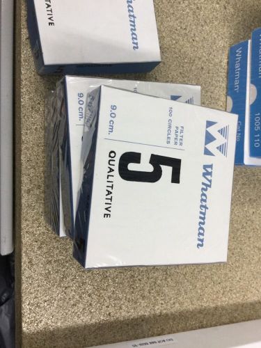 Qualitative Filter Paper Whatman 9cm (5 Slow) Lot Of 5 Boxes