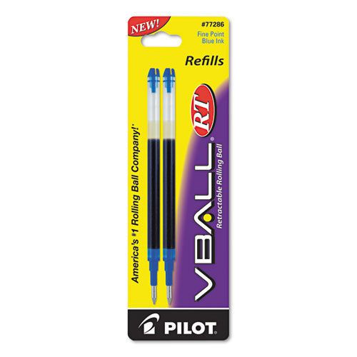 Refill for v ball retractable rolling ball pen, fine, blue ink for sale