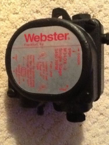 WEBSTER M34DK-3 SINGLE STAGE 3450 CW 3 GPH, 100 PSI OIL PUMP