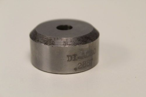 PUNCH DIE DIACRO ROPER WHITNEY .2812 &#034; 9/32 ROUND PUNCH PRESS .2887  .00745 Cl.