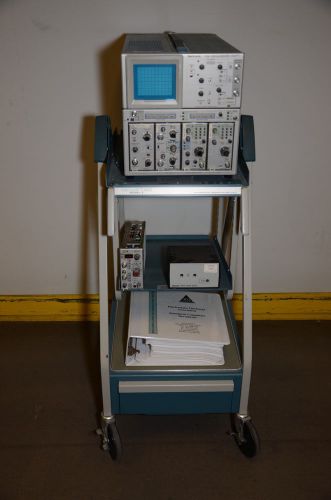 Tektronix 7104 Oscilloscope Micro Channel Plate CRT with cart