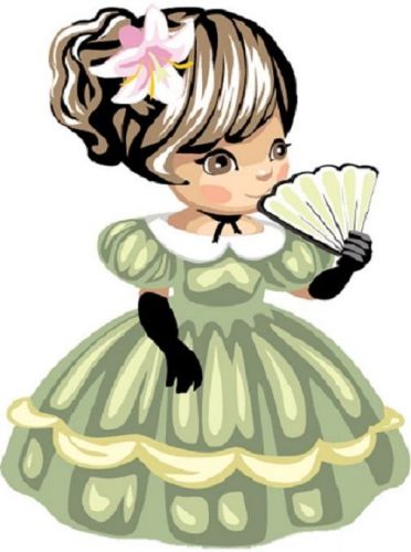 30 Custom Little Lady Personalized Address Labels