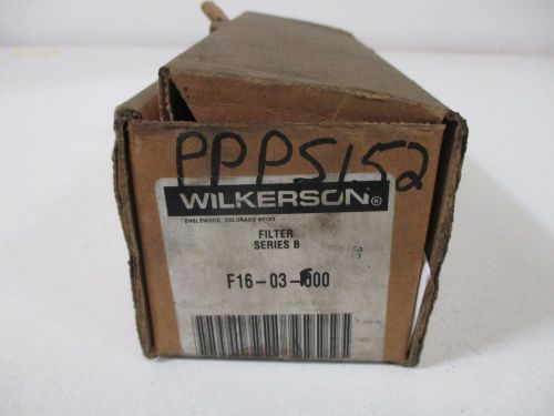 WILKERSON F16-03-F00 FILTER *NEW IN A BOX*