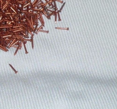 100 - Copper Escutcheon Pins - 1/4&#034; long