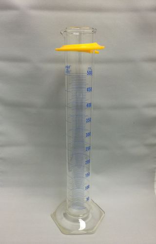 Kimax 500ml blue graduated cylinder #20025 new! for sale