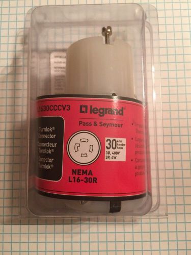 Nema l16-30r legrand pass &amp; seymour turnlok connector for sale