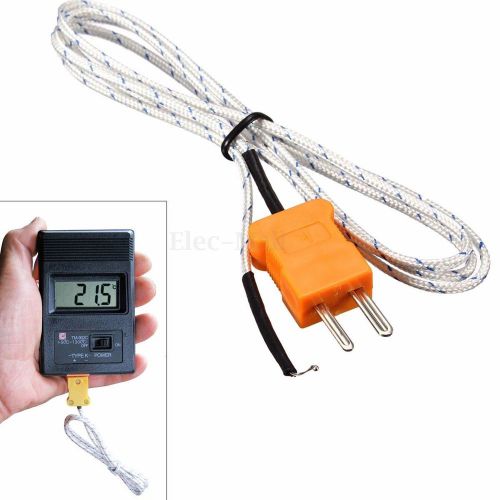 1m -50~650°c k type thermocouple probe digital temperature sensor for multimeter for sale