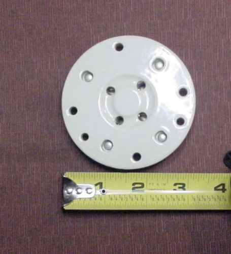4 Pin Super Jumbo Industrial Ceramic MC Mfg Tube Socket JETEC A4-18 .75” &amp; .562&#034;