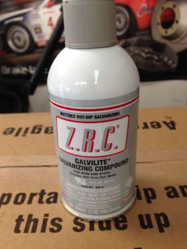 Z r.c galvilite galvanizing repair compound, 12 oz aerosol cans lot of 2 for sale