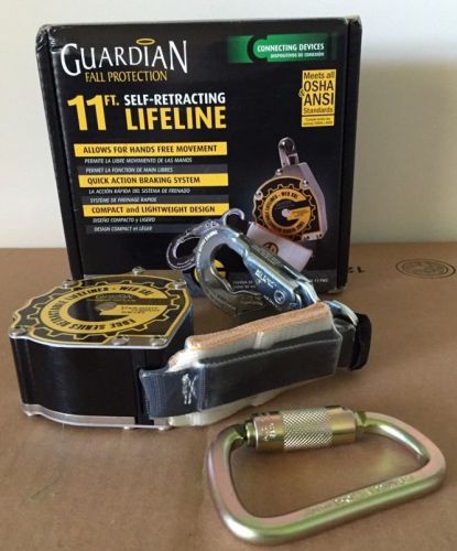 Guardian 11&#039; web retractable with carabiner lifeline 10900 for sale