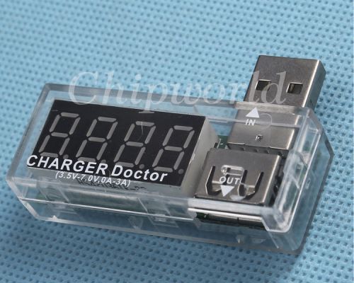 Usb current voltage tester detector usb voltmeter usb ammeter ampere meter for sale