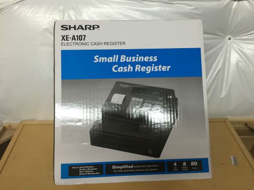 Sharp XE-A107 Small Business Electronic Cash Register; NIB