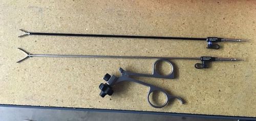Karl Storz 30710FG 30340A Clickline Forceps and 33131 Instrument Handle