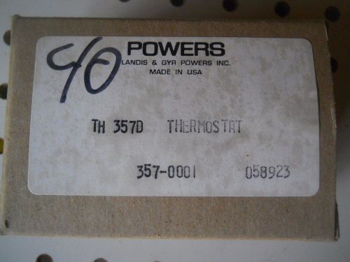 Powers th357d thermostat part# 357-0001 new in the factory box for sale