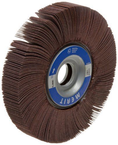 Merit grind-o-flex abrasive flap wheel  1&#034; arbor  round hole  ceramic aluminum o for sale