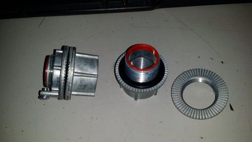 2 ~ myers ~ 1&#034; ~ scru-tite ~ conduit hub for sale