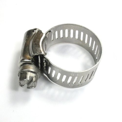 Ideal hose clamps size #8 7/16 to 1 inch (11-25 mm) stainless steel qty 2 r5002 for sale