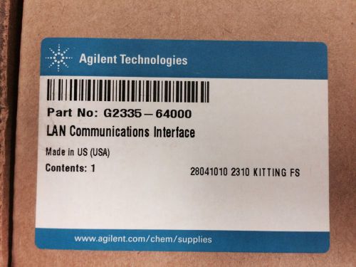 *New in Box* Agilent G2335-64000 LAN Interface Kit for 6890 GCs