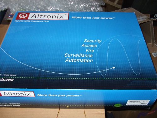 Altronix maximal37e power supply 12dc/6a, 24dc/10a 16a max for sale