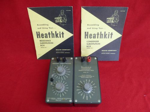 Heathkit Resistance and Condenser Capacitance Substitution Boxes RS-1 CS-1
