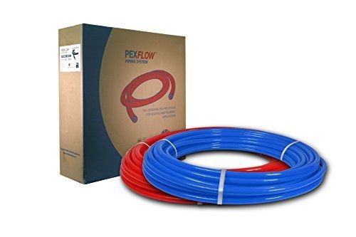 Pexflow PXKT-RB10012 Pex Tubing Kit with 1/2&#034; x 100&#039; Coil Red and Blue Potable