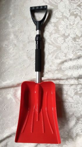 Hopkins 222-E Mallory Red  Telescopic Emergency Shovel with Foam Grip