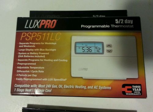 Luxpro PSP511LC 5/2 Programmable Thermostat