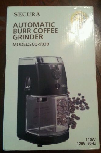 Secura Automatic Electric Burr Mill Coffee Grinder
