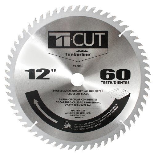 Timberline 12060 Ti-Cut General Purpose and Finishing 12-Inch Diameter by