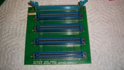 Ono Sokki used Mother Board Option Board 01TR376