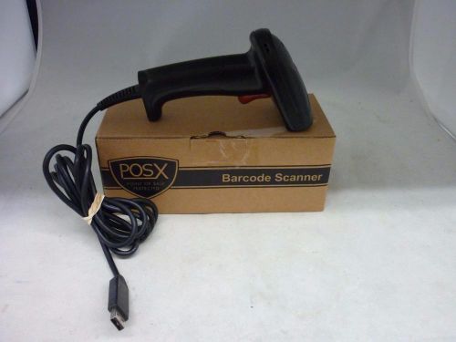 POS-X General Purpose LED Wired USB Barcode Scanner Model:XI3200