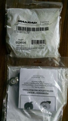 2 PCTEL Maxrad 3/4&#034; Hole Stainless Steel Permanent Mounts NEW***POLICE FIRE EMS*