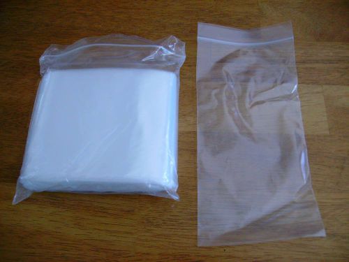 100 Resealable Clear Plastic Bags 4&#034; x 8&#034; Jewelry  Findings /Parts Bags